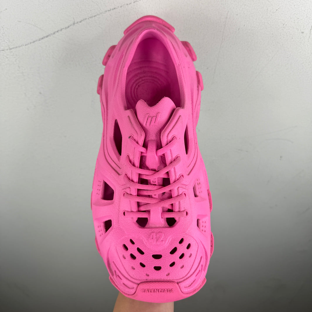 Balenciaga Pink Lace Up HD Sneakers