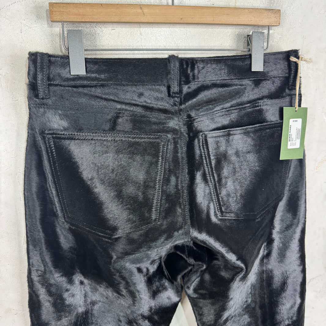 Denim Tears Leather Ponyhair Trousers
