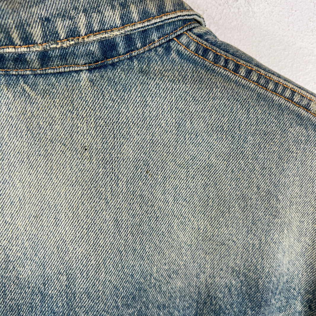 Balenciaga Waxed Trucker Jacket