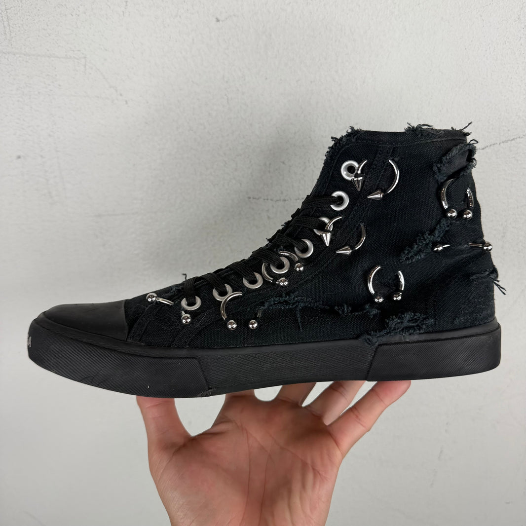 Balenciaga Pierced Paris High Top Sneakers