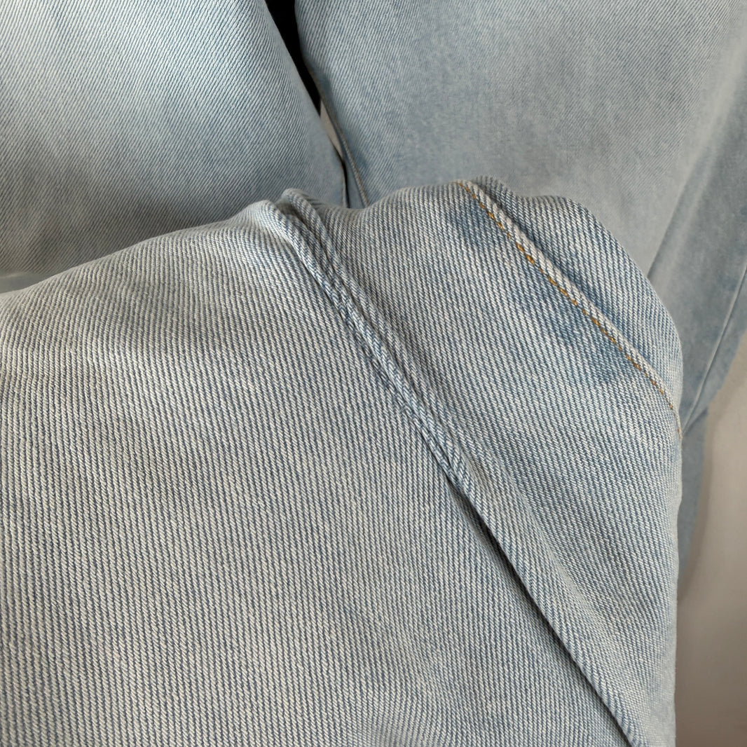 424 Cinched Knee Slim Straight Jeans