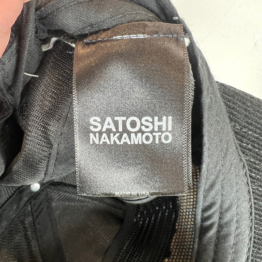 Satoshi Nakamoto Corduroy Chainstitch Logo Hat