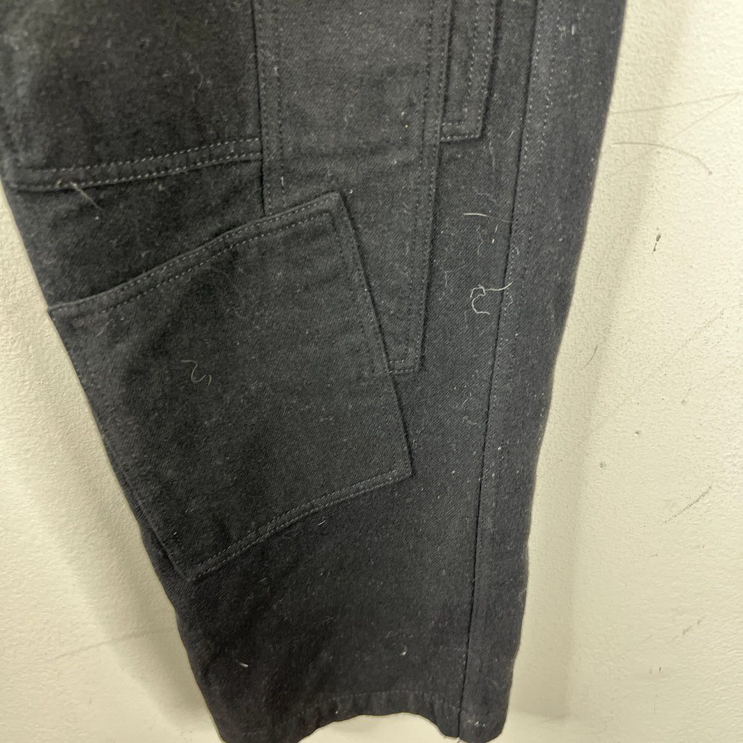 CDG Shirt Wool Patchwork Trousers