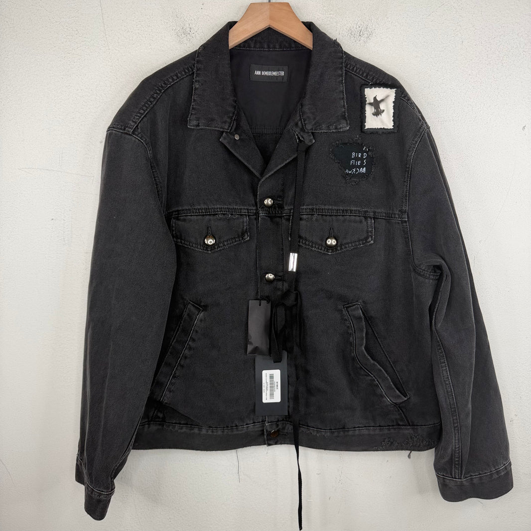 Ann Demeulemeester Raf 5 Pocket Blouson Denim Button Up Jacket
