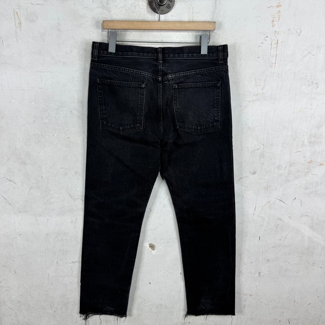 The Row Black Selvedge Jeans