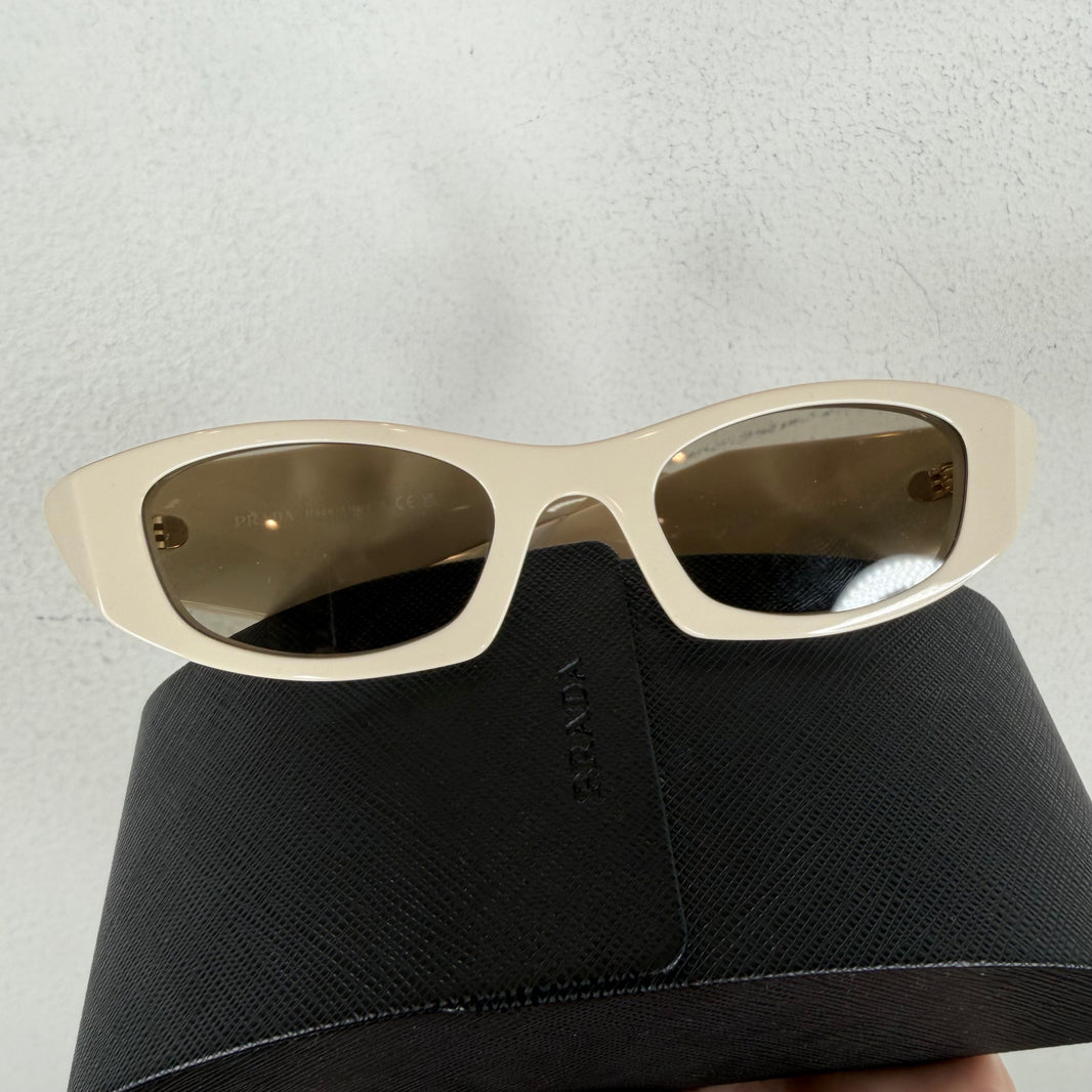 Prada SPRB16 White Sunglasses