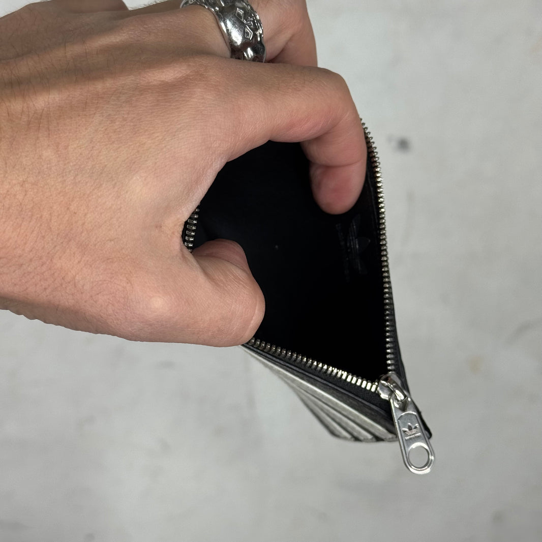 Balenciaga x Adidas Black Multi Zip Wallet