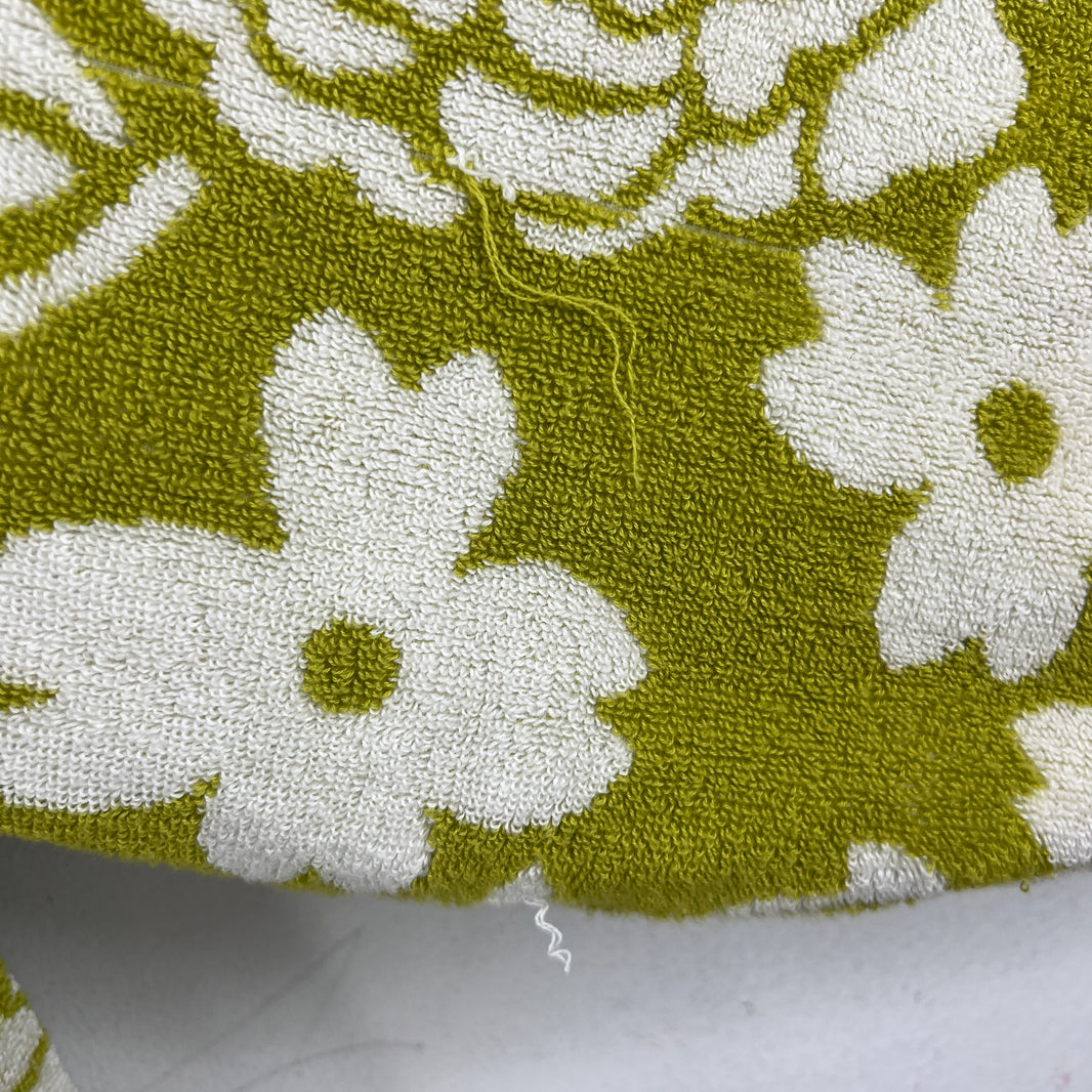 Prada Floral Green Terry Cloth Hoodie
