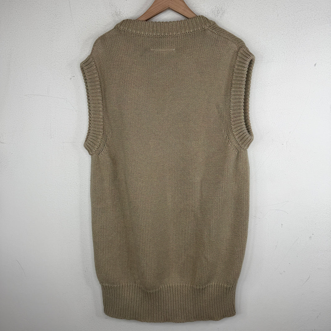 Margiela MM6 Green Knitted Oversized Vest