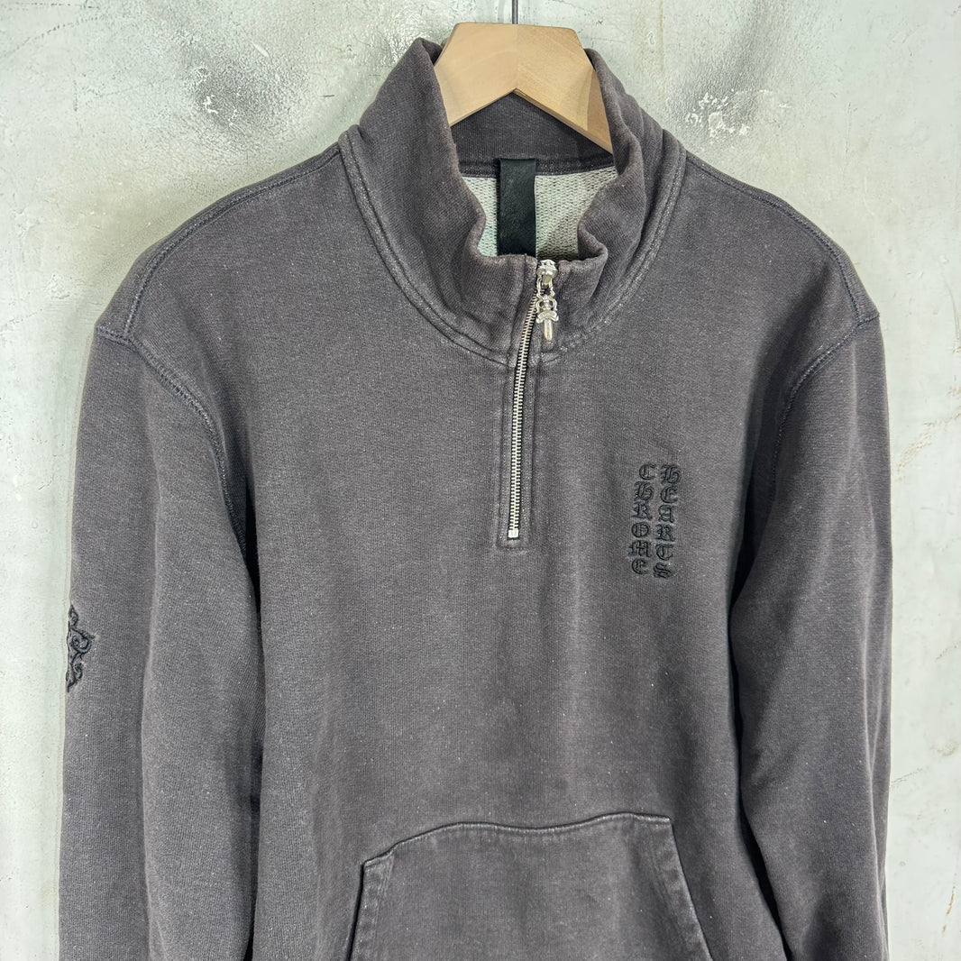 Chrome Hearts Y-Not Quarter Zip Sweatshirt