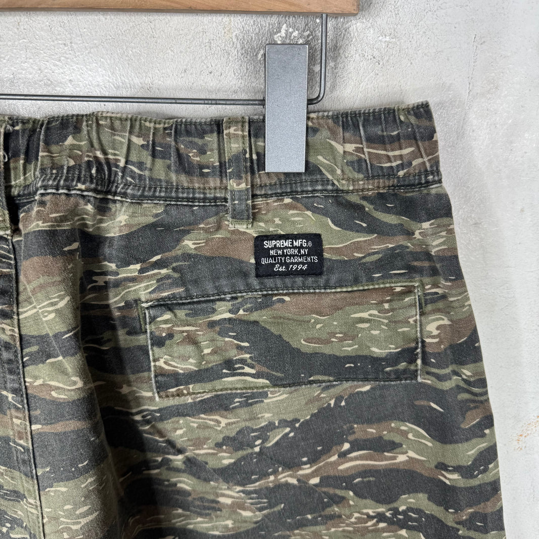 Supreme Tiger Camo Cargo Shorts