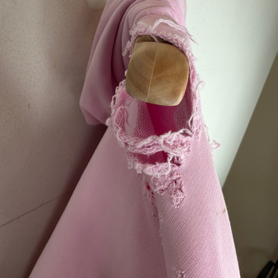 Balenciaga Pink Gothic Type Hoodie