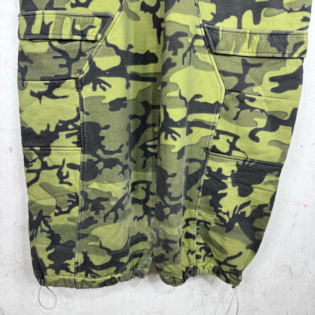 PDFCHANNEL Camo Cargo Baggy Sweatpants