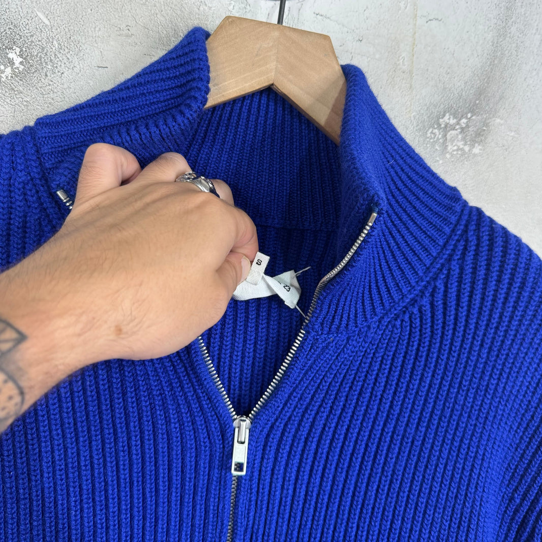 Margiela Full Zip Heavy Knit Sweater