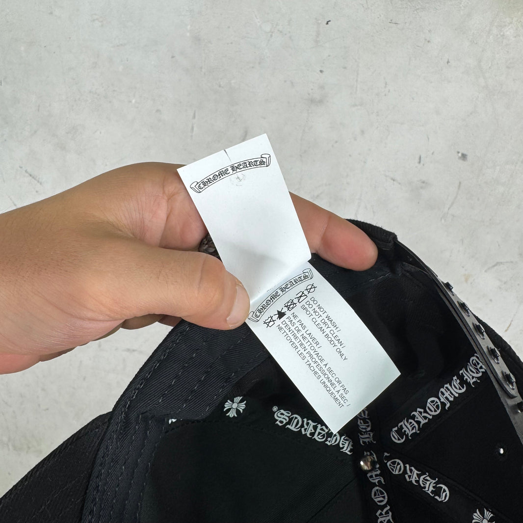 Chrome Hearts Dagger Canvas Baseball Hat