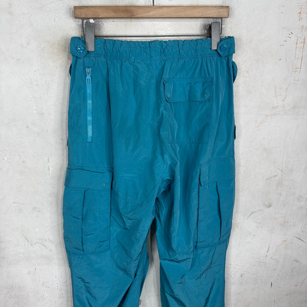 Louis Vuitton Teal Nylon Cargo Pants