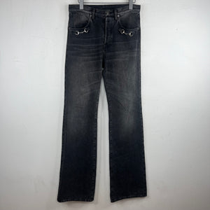 Gucci Sample Black Horsebit Jeans