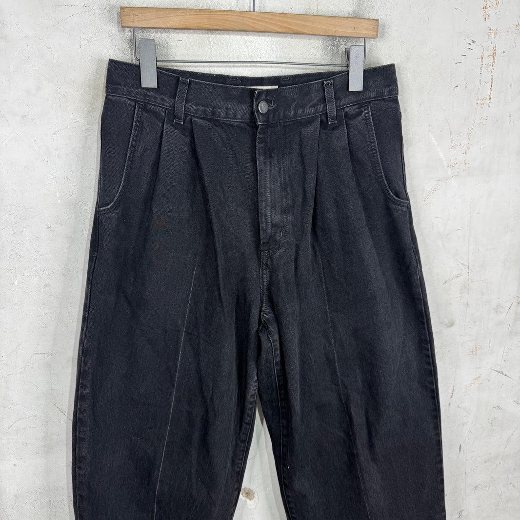 MFpenn Charcoal Baggy Paneled Jeans