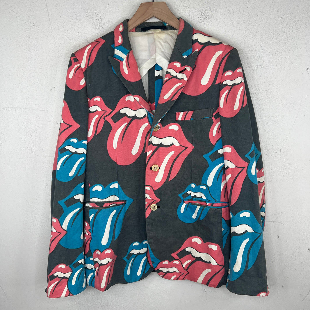 CDG Rolling Stones Lippy Blazer