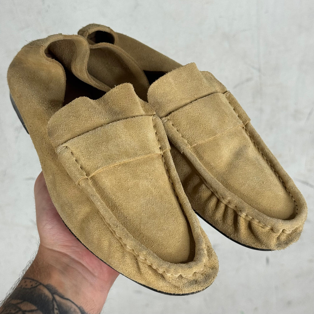 The Row Beige Foldable Mules