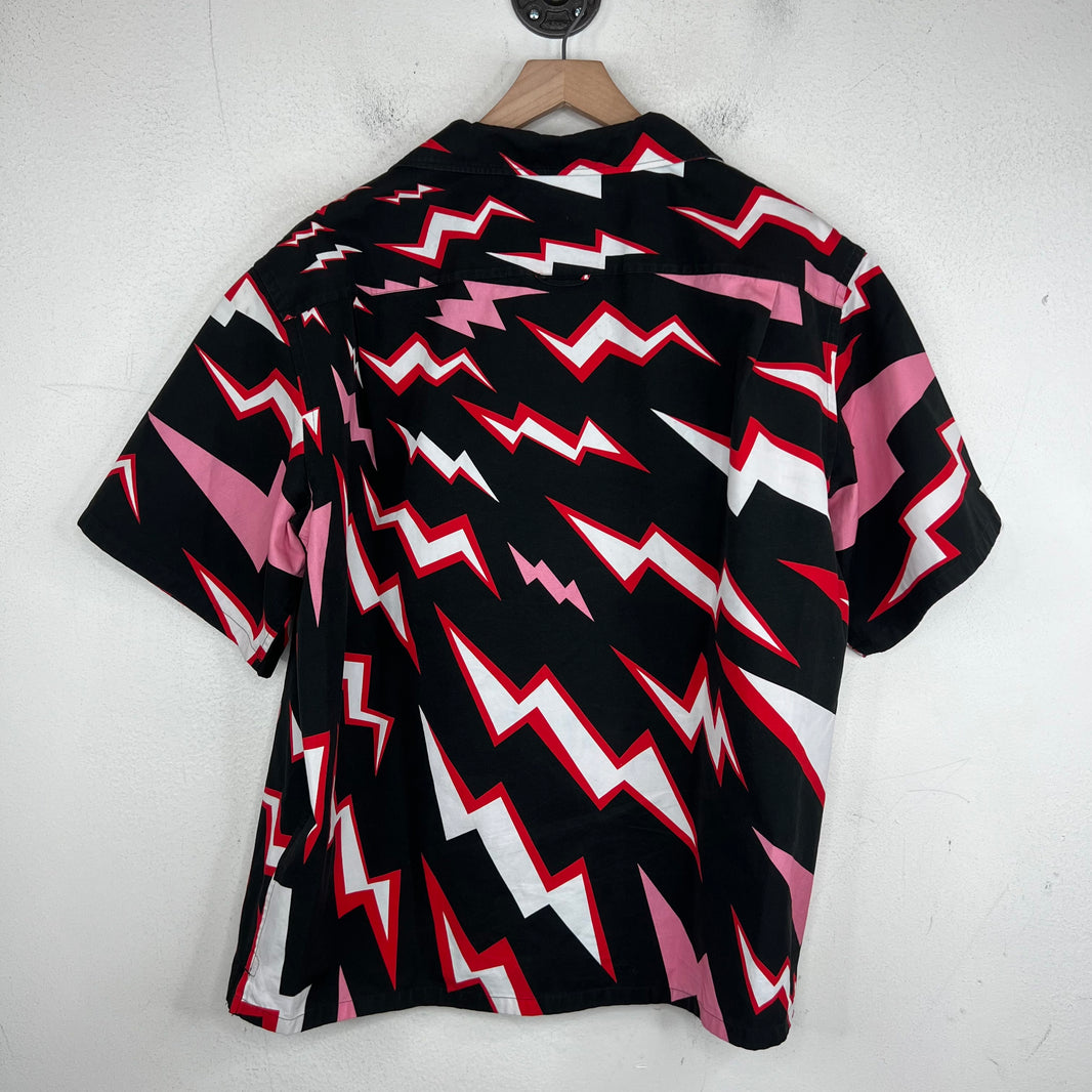Prada Lightning Hearts Button Up Shirt