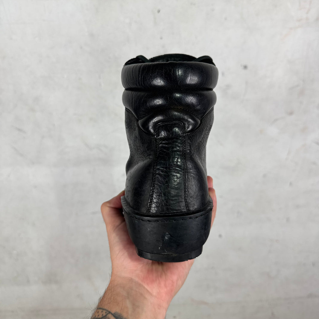 Guidi Black Leather Hiking Boots