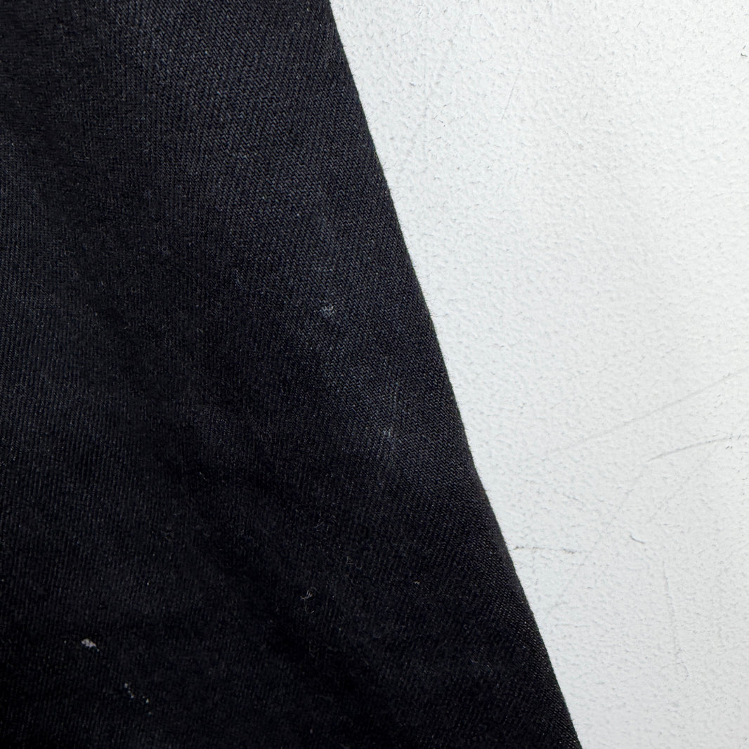 Sacai Black Pocket Lace Trim Denim Jeans