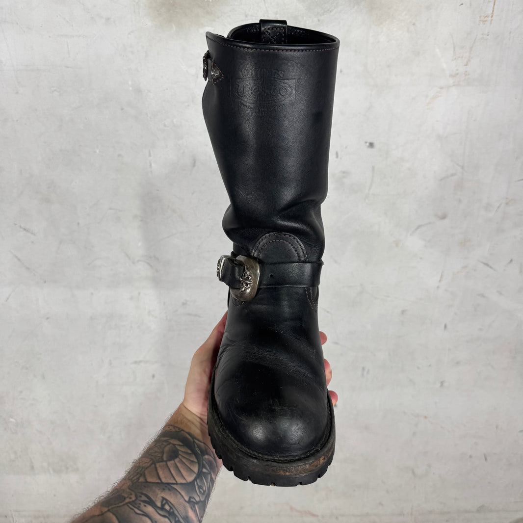 Chrome Hearts Wesco Harness Chained Engineer Boots
