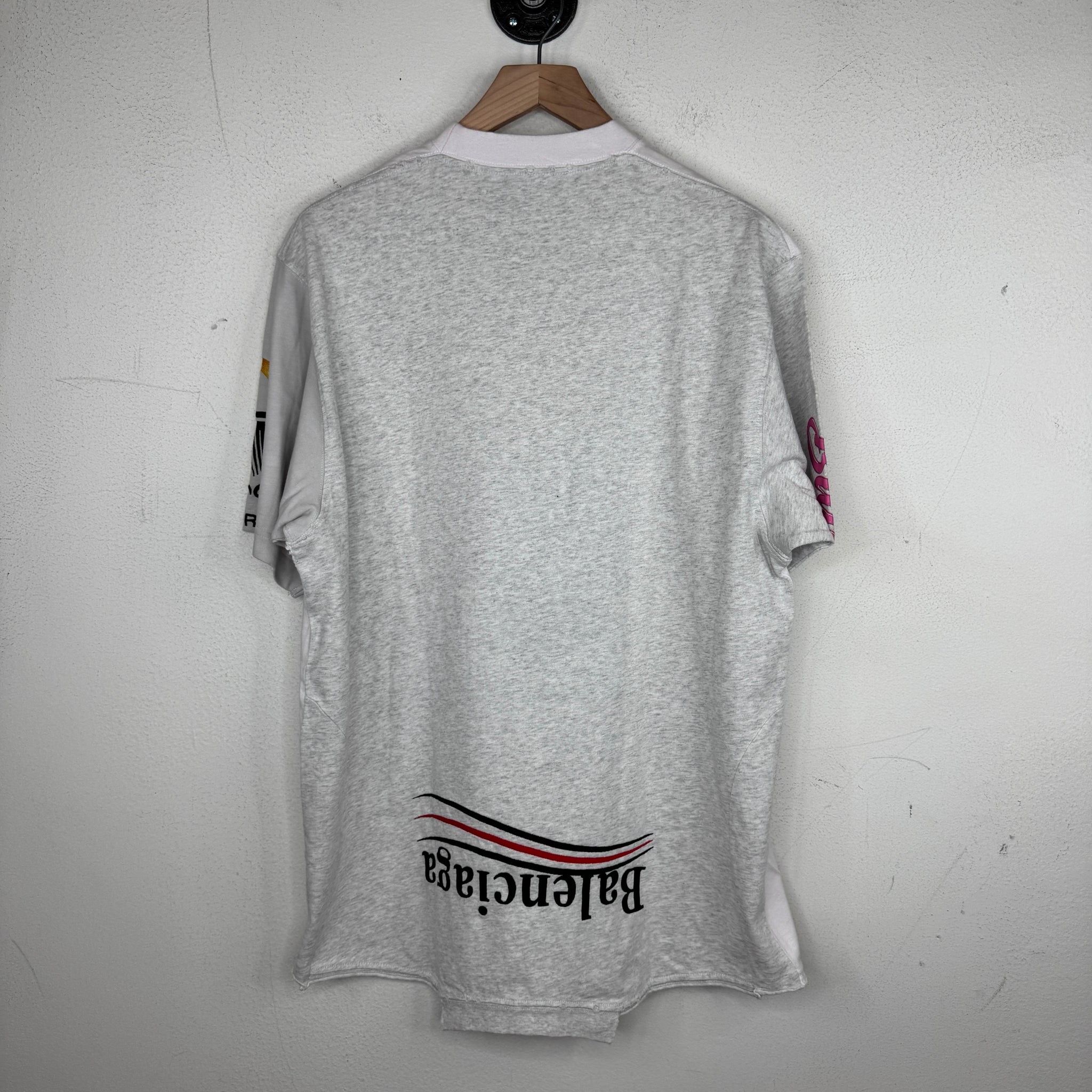 Balenciaga Paris Upside Down Reconstructed T-Shirt