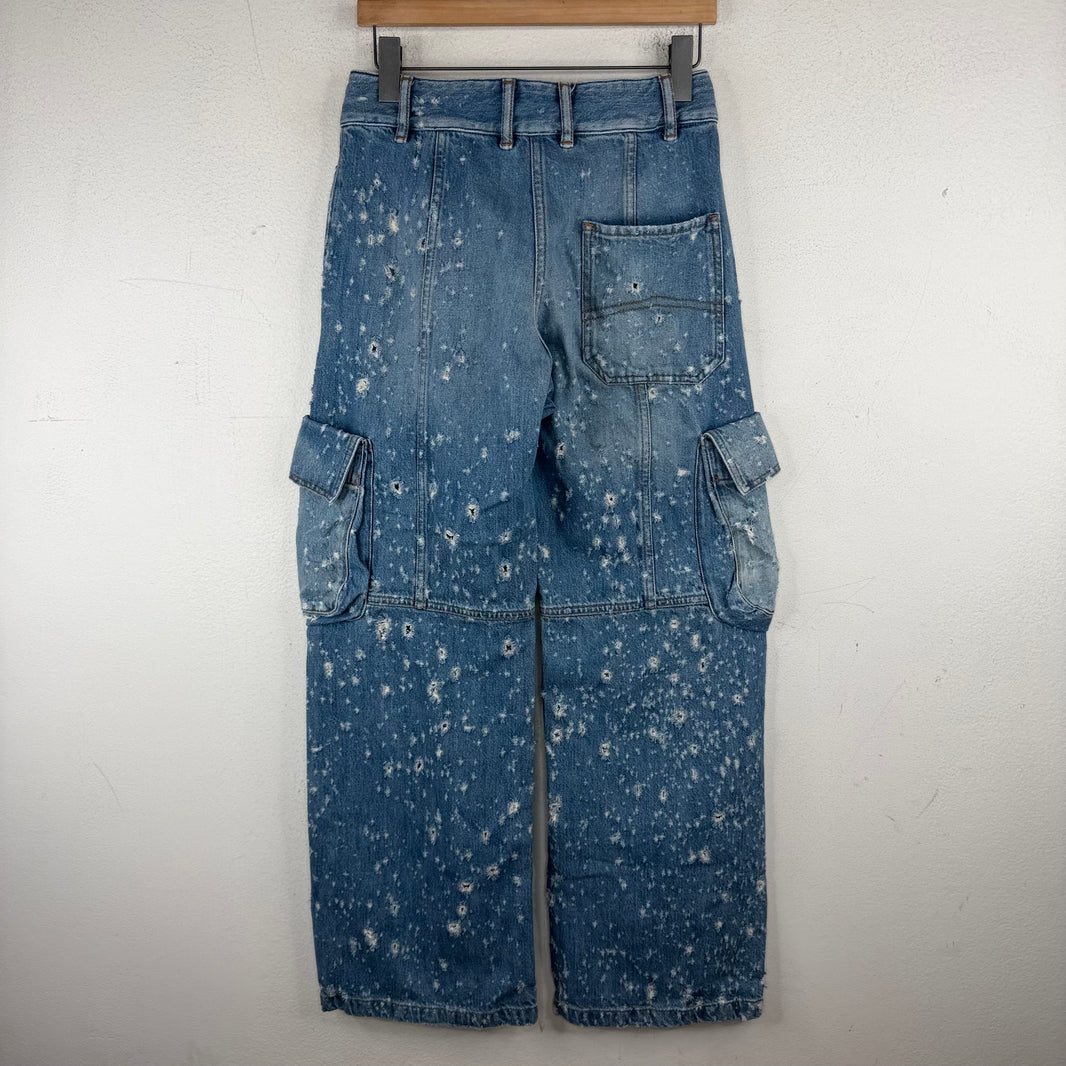 Acne Studios Distressed Double Cargo Pants
