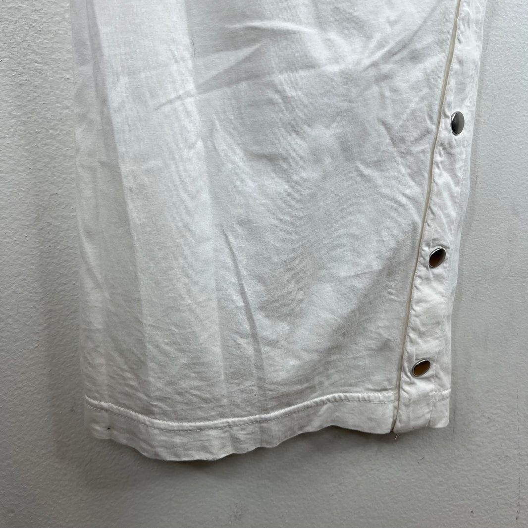 DRKSHDW White Thin Cotton Pusher Pants