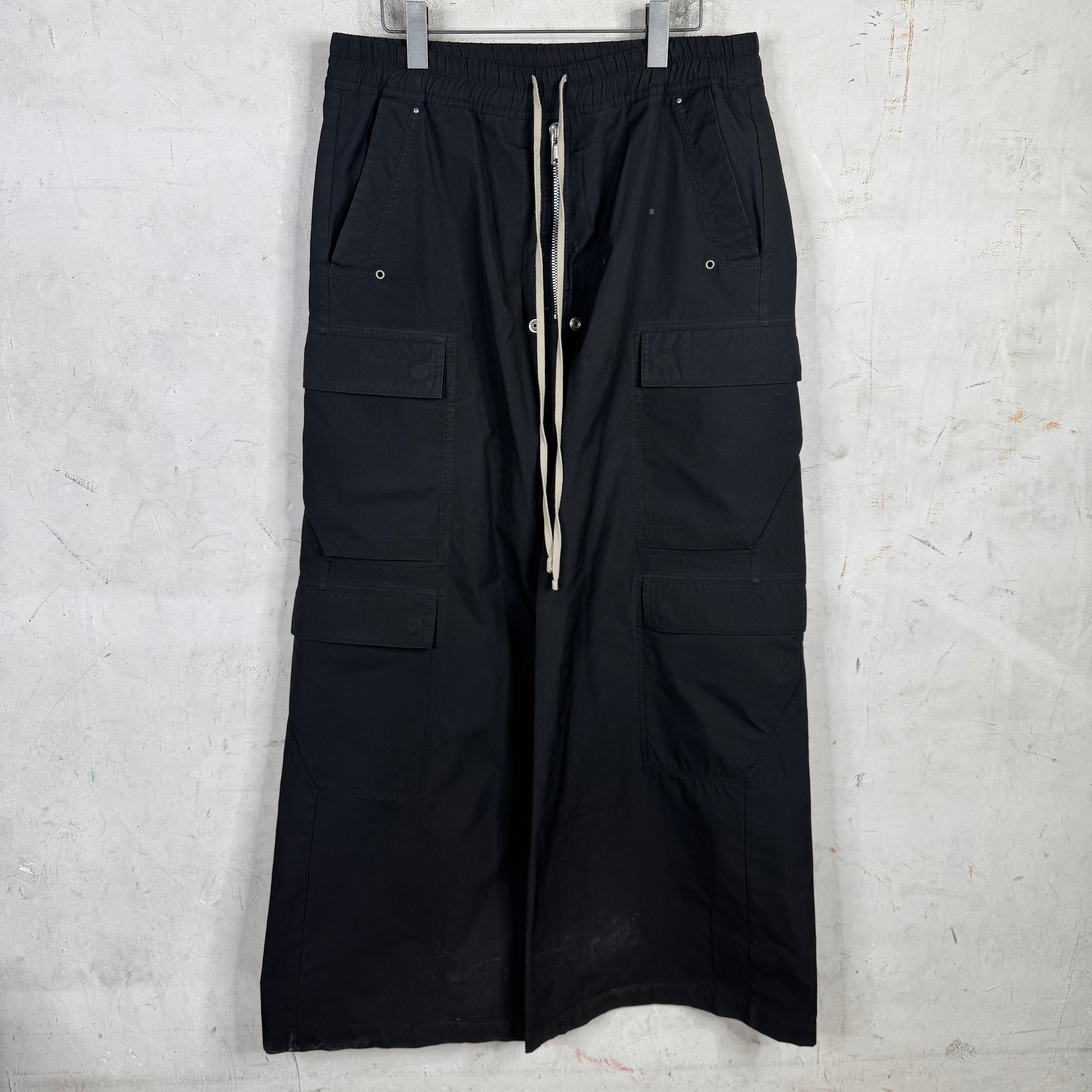 Rick Owens Textured Nylon Jumbo Cargo Bela Pants – www.Lukes.store