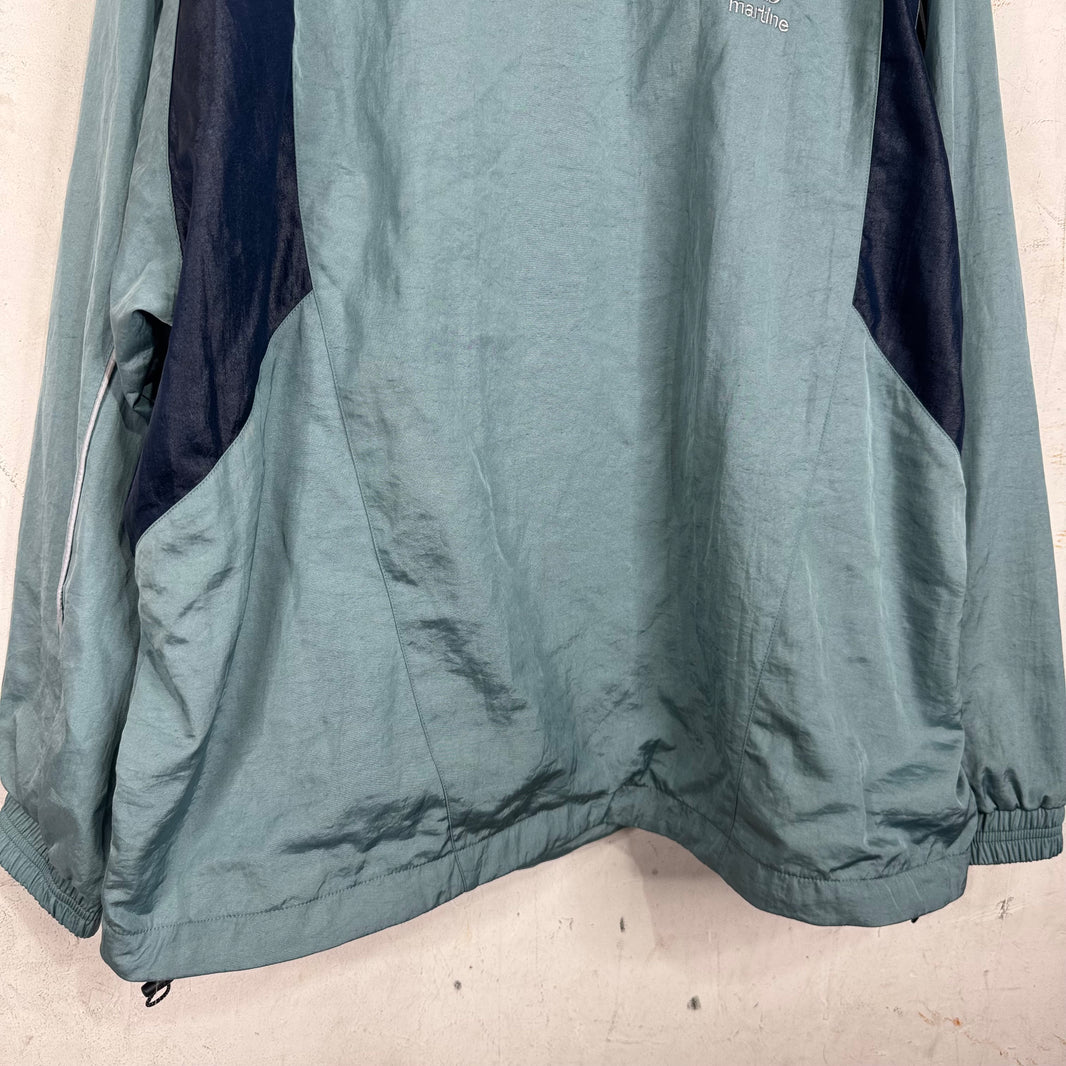 Martine Rose Teal Windbreaker Jumper