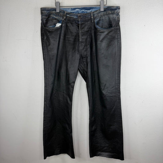 Acne Studios 2021M Charcoal Waxed Denim Jeans