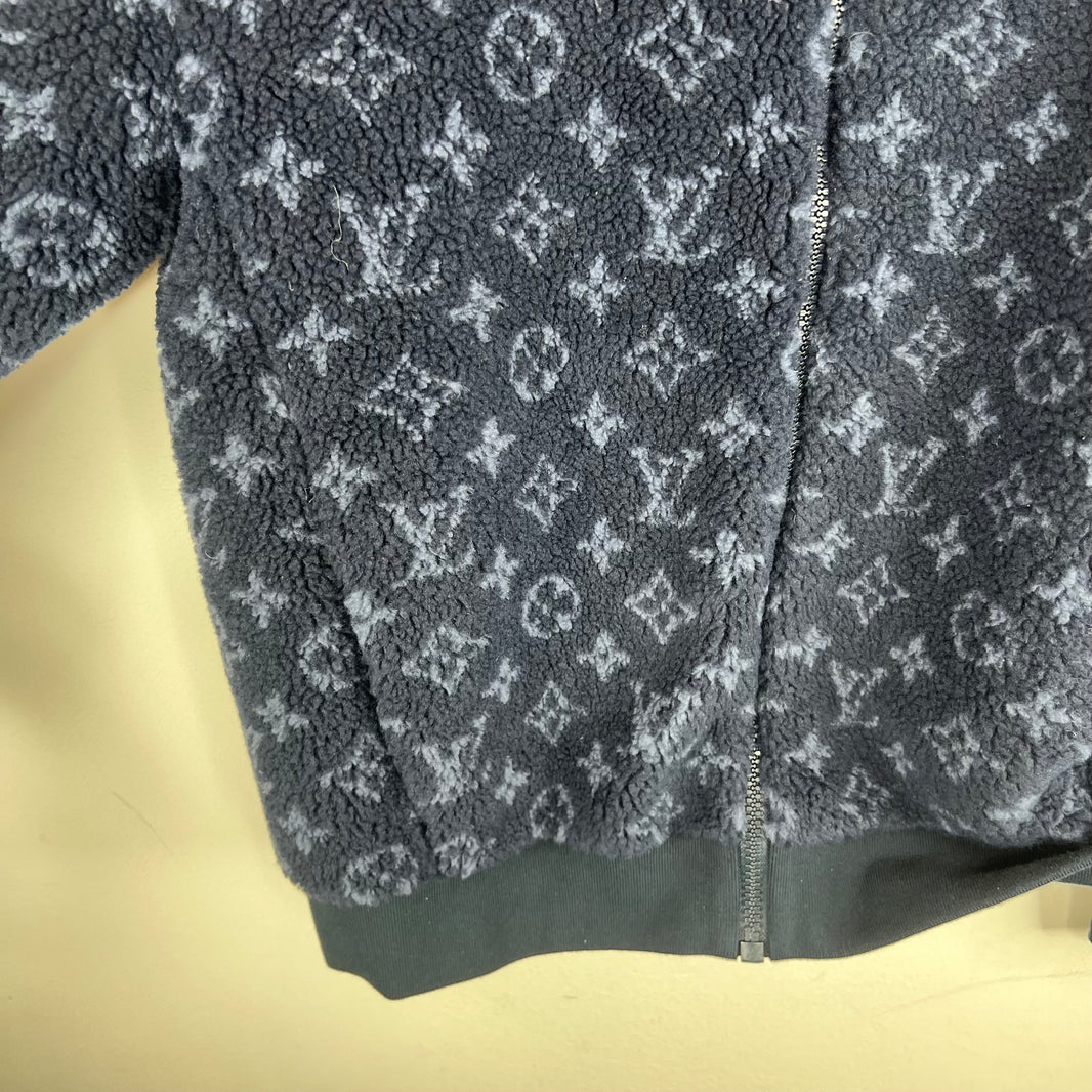 Louis Vuitton Monogram Fleece Zip Jacket