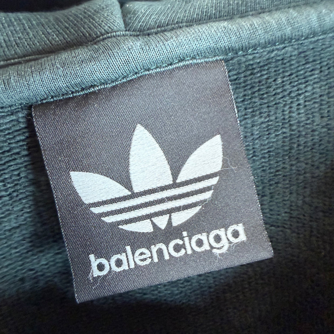 Balenciaga Adidas Embroidered Logo Hoodie