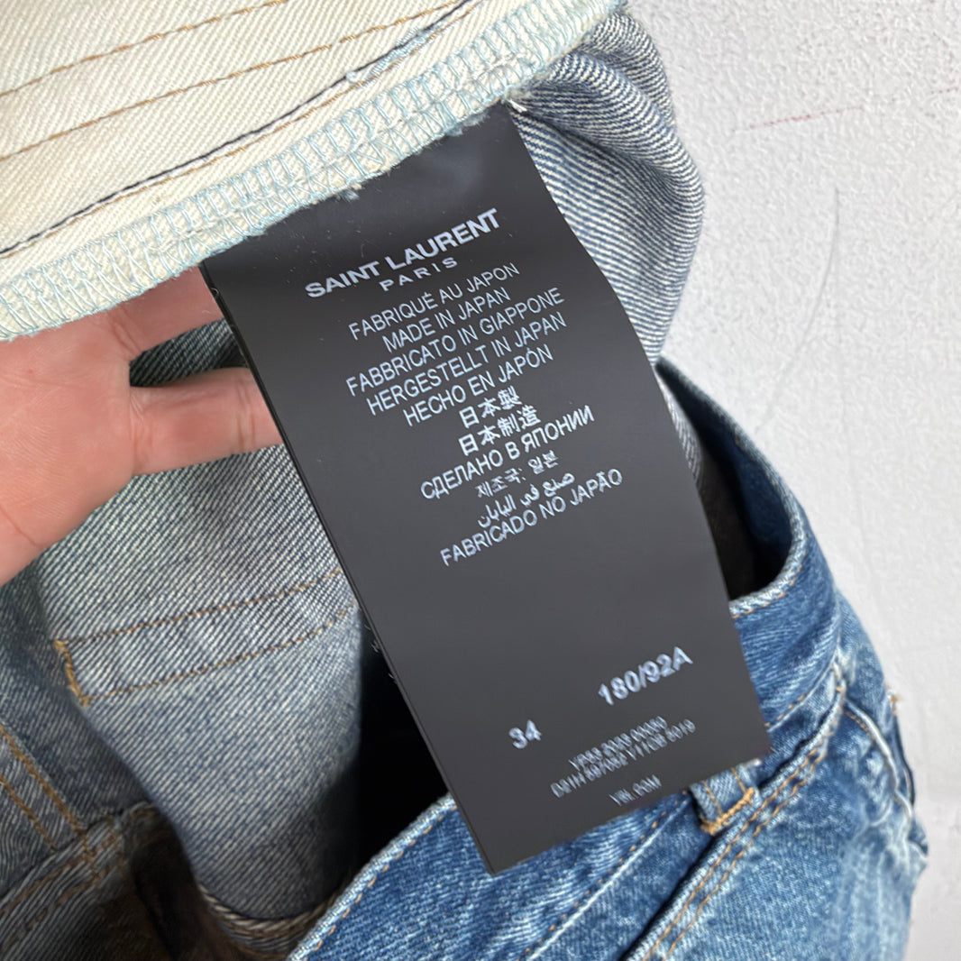 Saint Laurent D18 Mid Wash Jeans