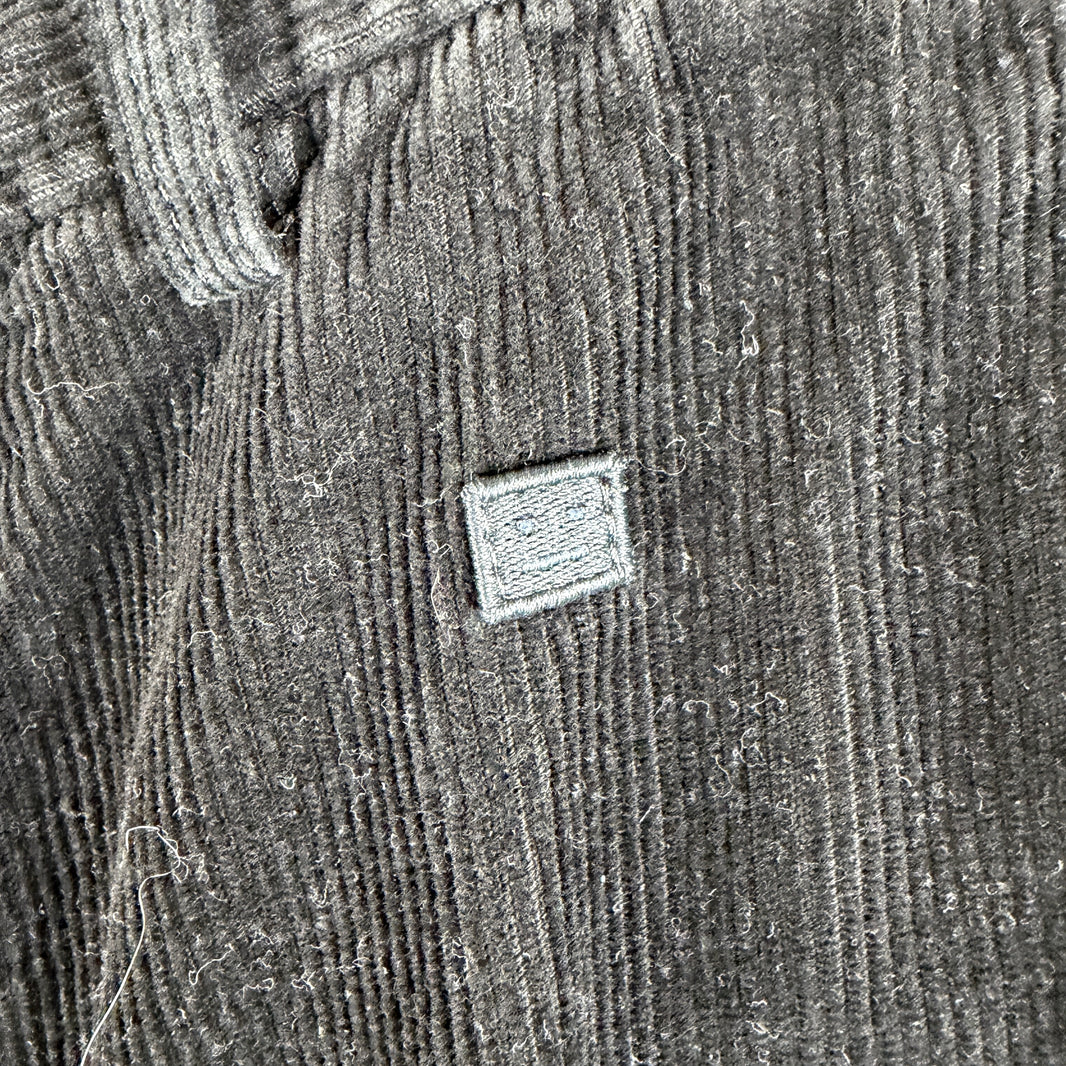 Acne Studios Black Corduroy Cargo Pants