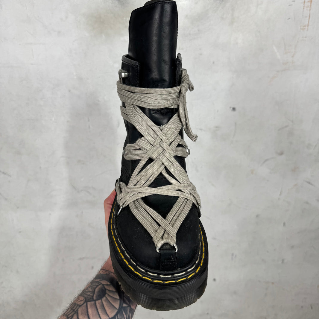 Rick Owens x Doc Marten Quad 1460 Megalace Boots