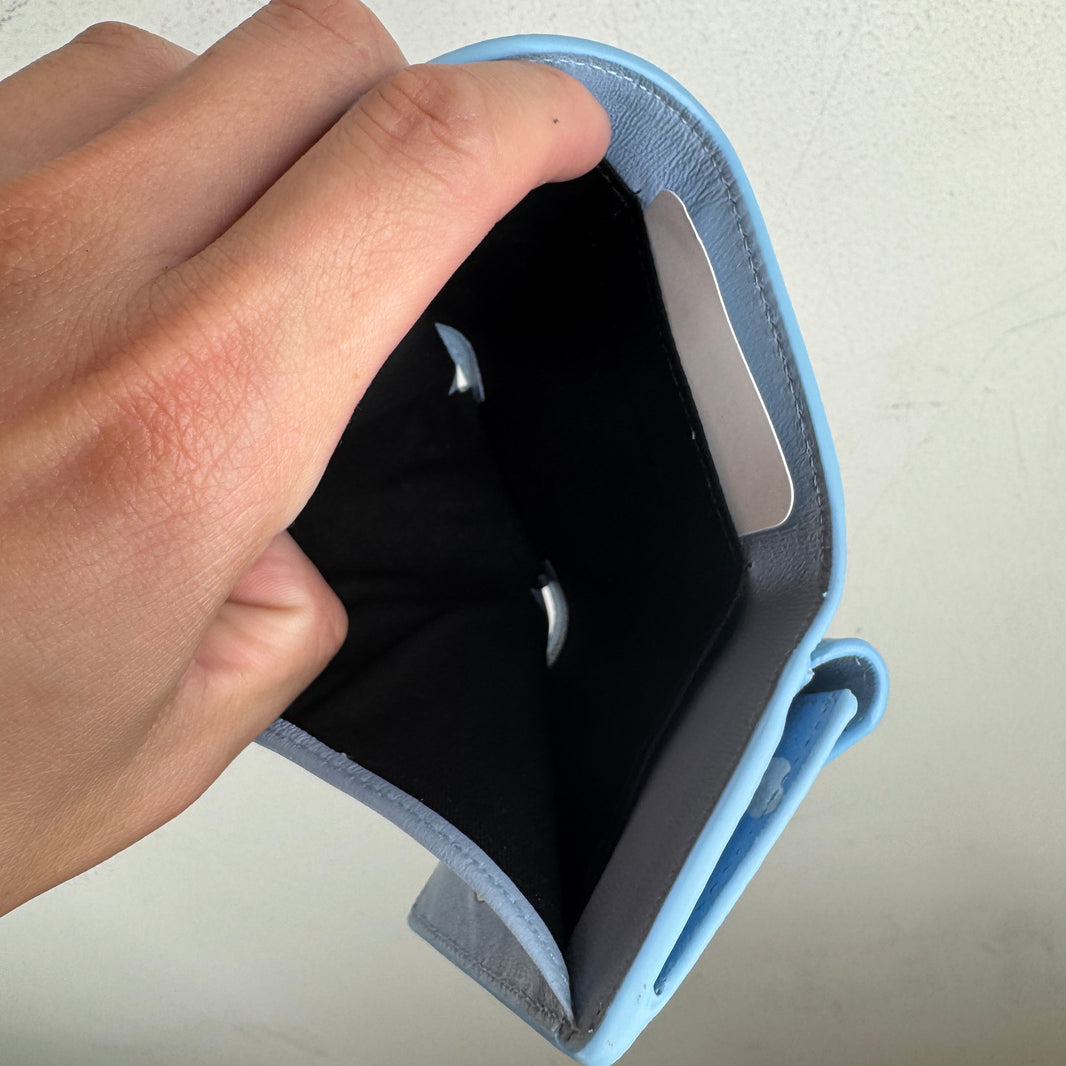 Balenciaga Clouds Papier Mini Snap Wallet