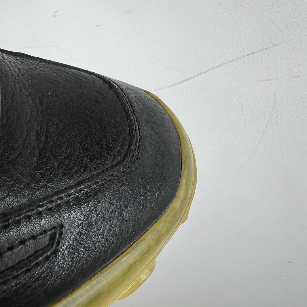 Rick Owens Green Bozo Tractor Boots