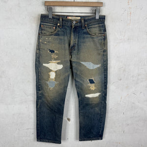 Vintage Levis 505 Distressed Repaired Jeans