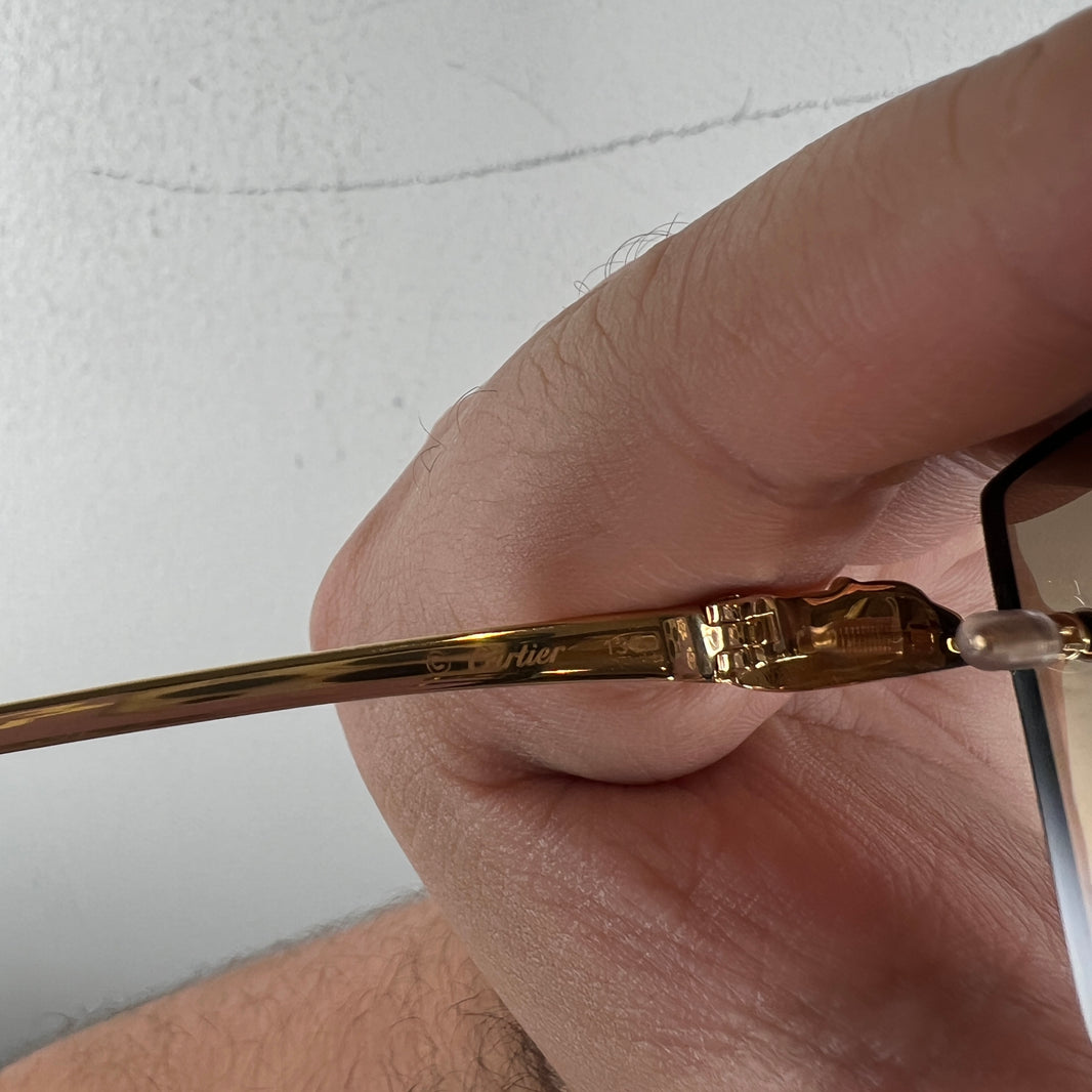 Cartier Gold Panther Sunglasses