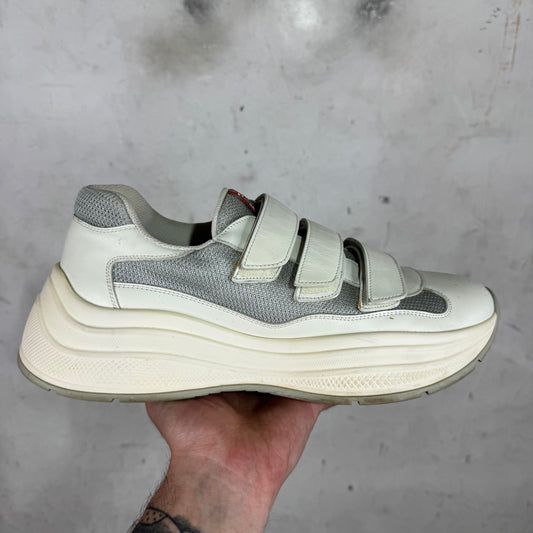 Prada Platformed White Americas Cup