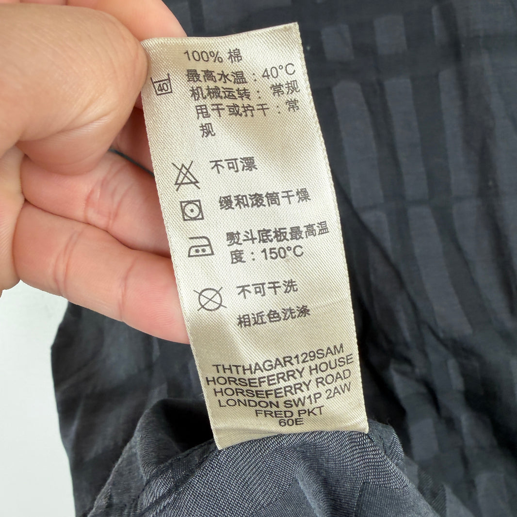Burberry Black Tartan Button Up L/S Shirt