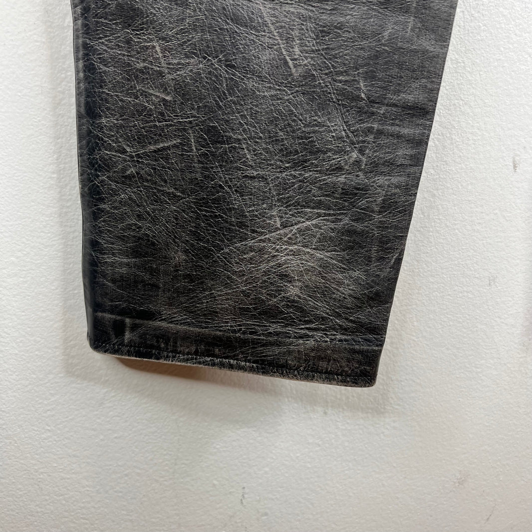 424 Five Pocket Leather Jeans