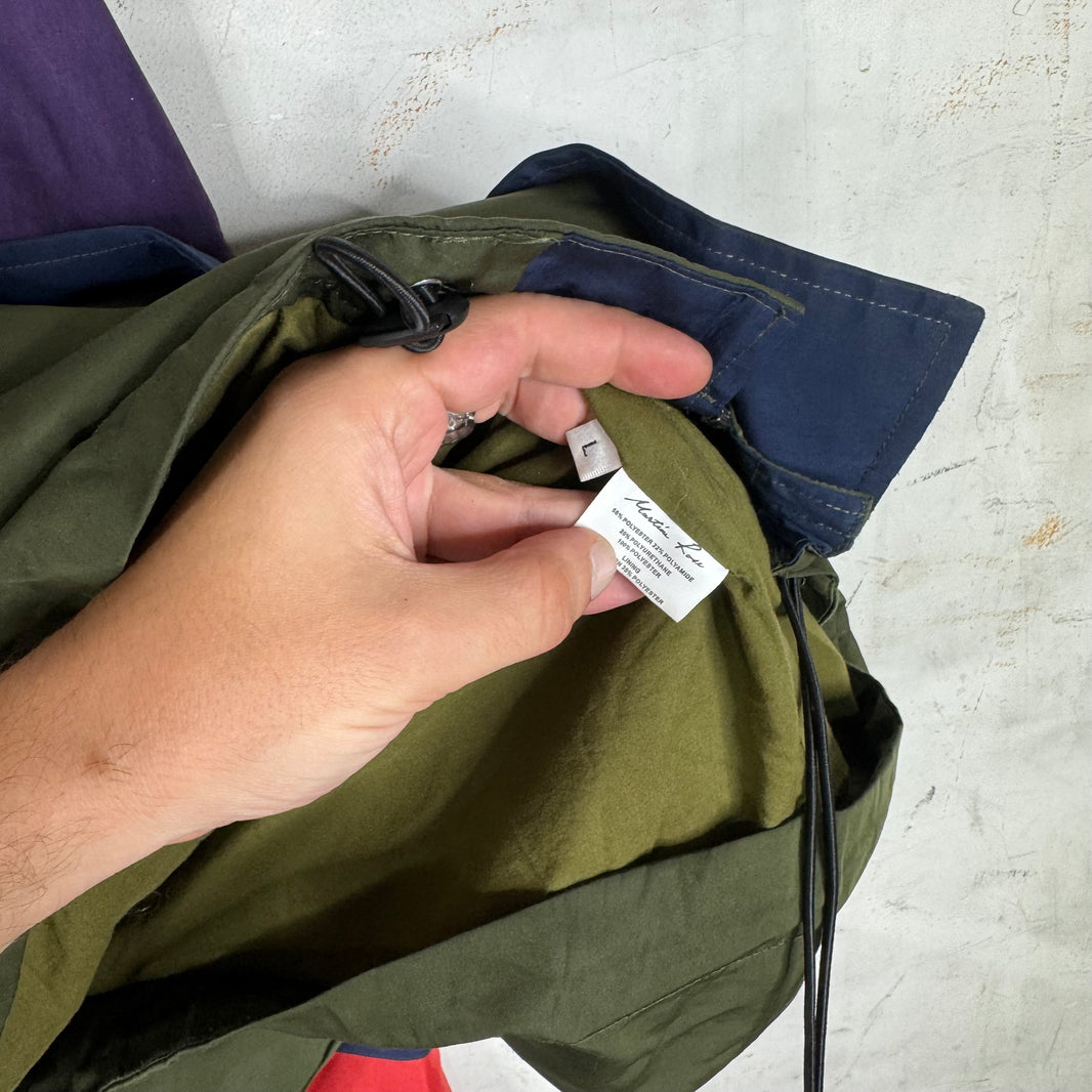 Martine Rose Green Color Block Jacket