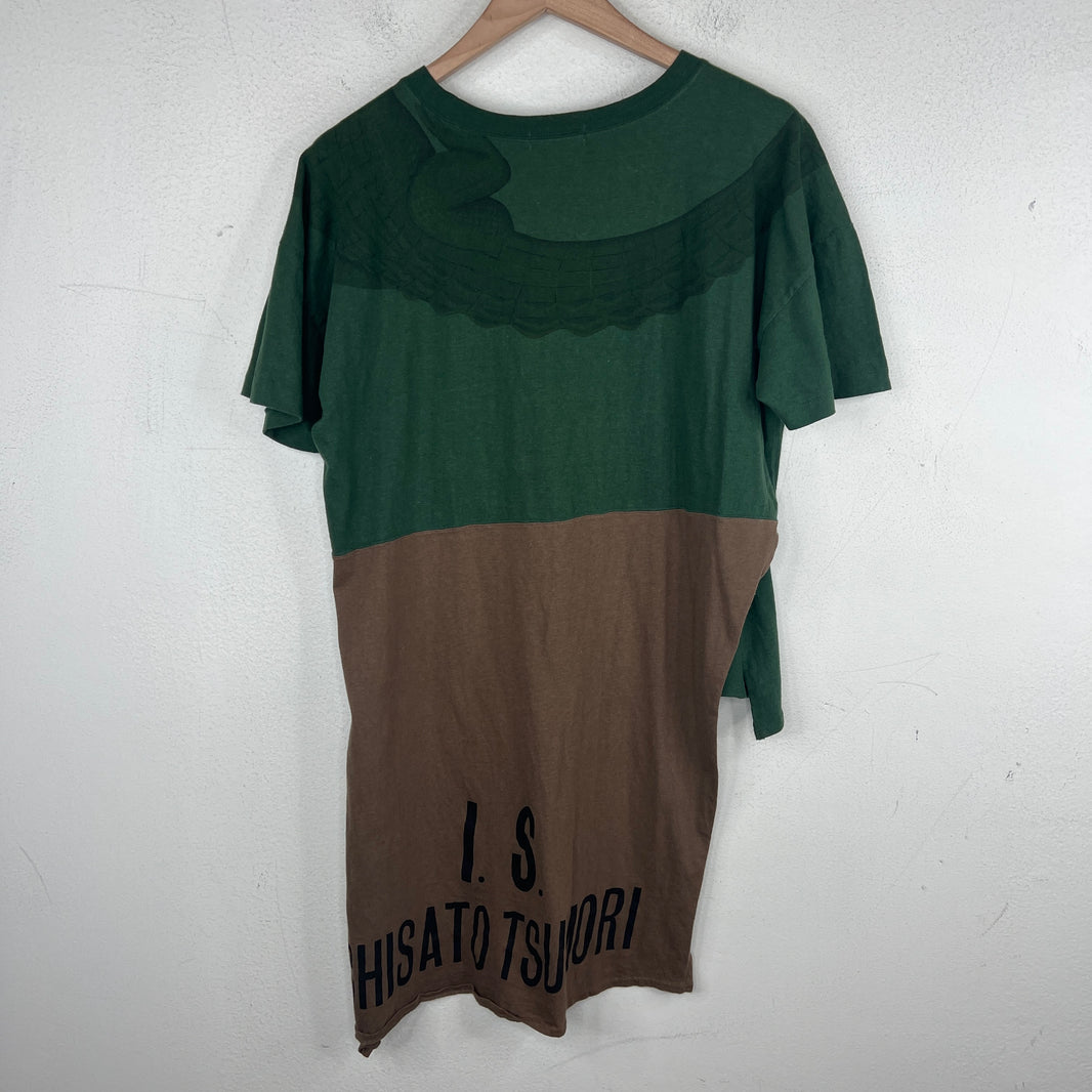Issey Miyake Long Layered Crocodile T-Shirt