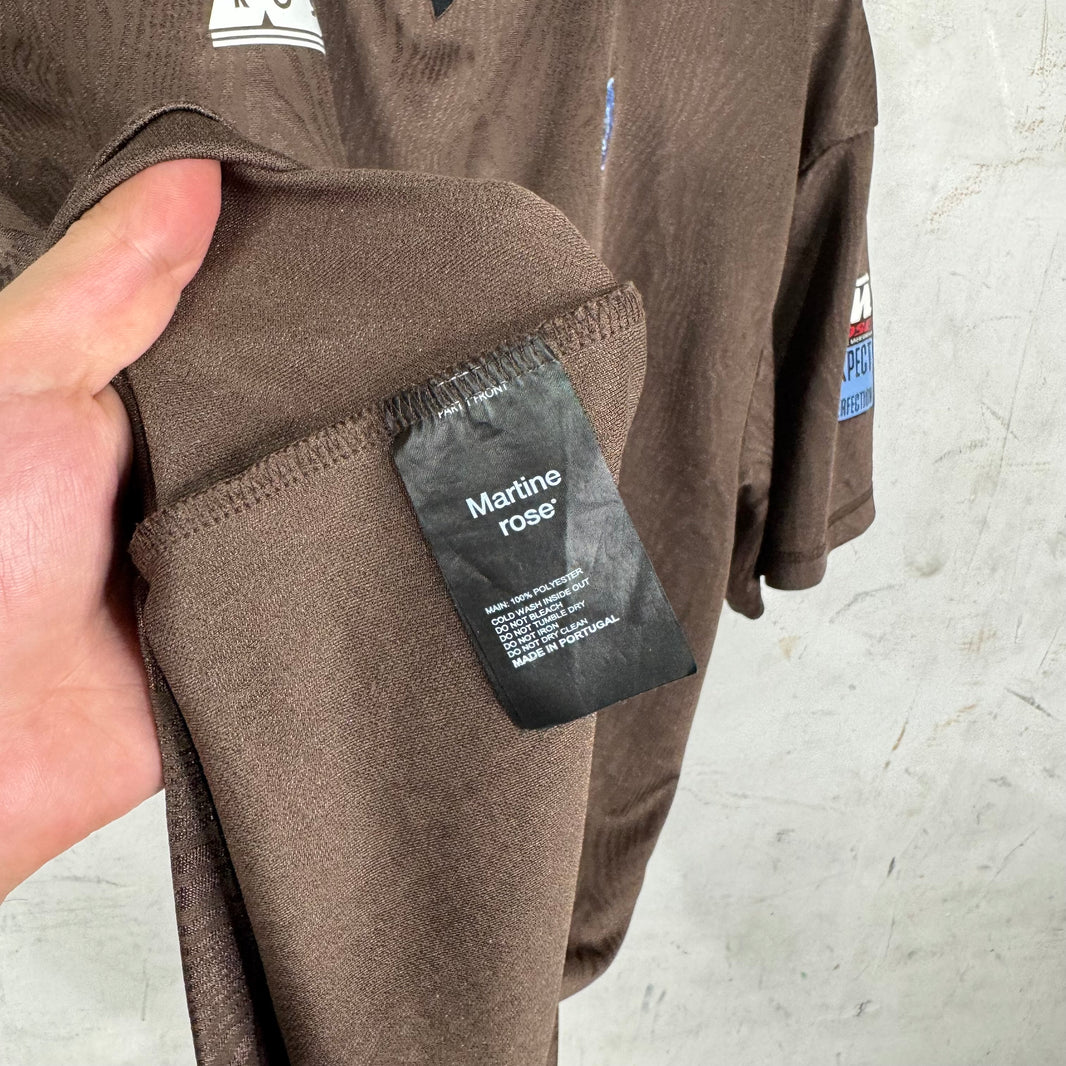 Martine Rose Brown Collared Soccer Jersey
