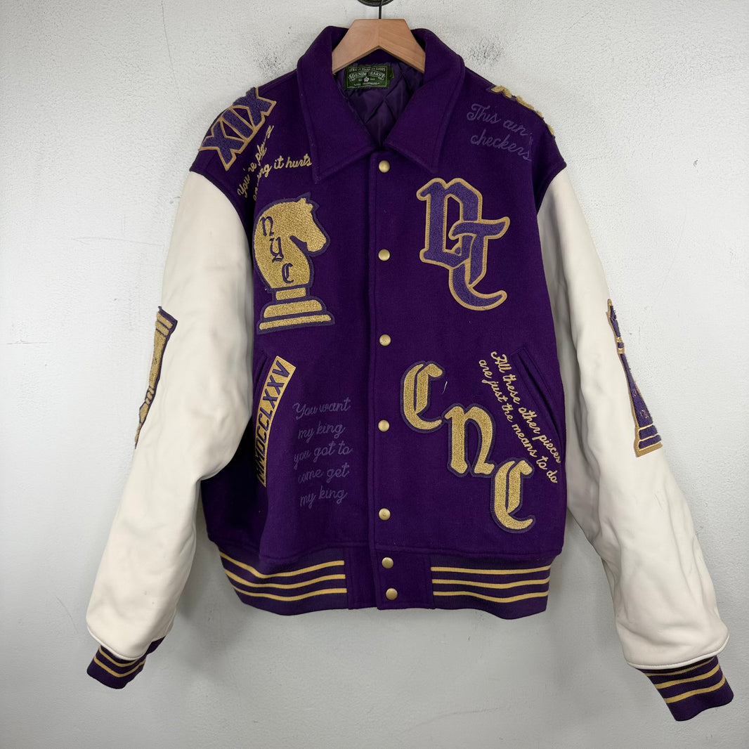 Denim Tears Sample Grand Master Varsity Jacket